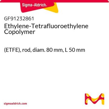 Ethylene-Tetrafluoroethylene Copolymer (ETFE), rod, diam. 80&#160;mm, L 50&#160;mm