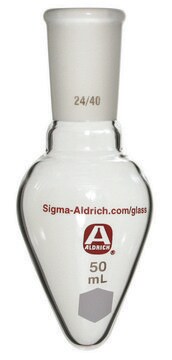 Aldrich&#174; pear-shaped flask capacity 50&#160;mL, joint: ST/NS 24/40