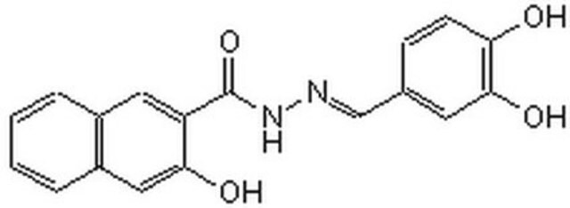 Dynamin Inhibitor I, Dynasore The Dynamin Inhibitor I, Dynasore, also referenced under CAS 304448-55-3, controls the biological activity of Dynamin. This small molecule/inhibitor is primarily used for Membrane applications.