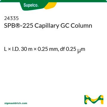 SPB&#174;-225 Capillary GC Column L × I.D. 30&#160;m × 0.25&#160;mm, df 0.25&#160;&#956;m