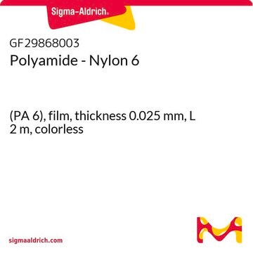 Polyamide - Nylon 6 (PA 6), film, thickness 0.025&#160;mm, L 2&#160;m, colorless