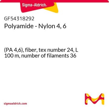 Polyamide - Nylon 4, 6 (PA 4,6), fiber, tex number 24, L 100&#160;m, number of filaments 36