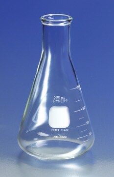 Pyrex&#174; heavy-wall graduated filtering flask capacity 500&#160;mL