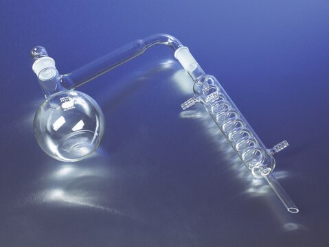 Pyrex&#174; general purpose distilling apparatus, Pyrex stopper, ST joint stopper and flask only, capacity 500&#160;mL