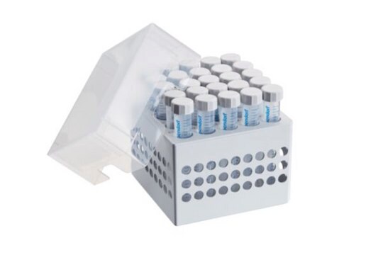 Storage Box for Eppendorf&#174; Tubes size 5 × 5, pack of 2 ×, Holds 25 x 15 mL tubes