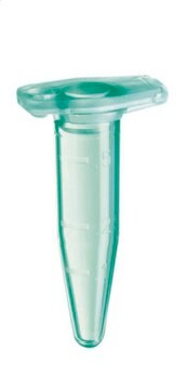 Eppendorf&#174; Safe-Lock micro test tubes capacity 0.5&#160;mL, green, pack of 1000&#160;ea