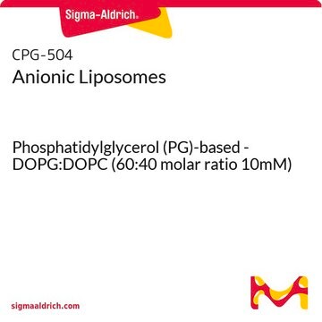 Anionic Liposomes Phosphatidylglycerol (PG)-based - DOPG:DOPC (60:40 molar ratio 10mM)