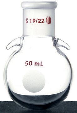 Synthware&#8482; single-neck round-bottom flask with joint hooks 10 mL, joint: ST/NS 14/20