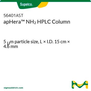 apHera&#8482; NH2 HPLC Column 5&#160;&#956;m particle size, L × I.D. 15&#160;cm × 4.6&#160;mm