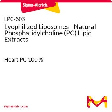 Lyophilized Liposomes - Natural Phosphatidylcholine (PC) Lipid Extracts Heart PC 100&#160;%