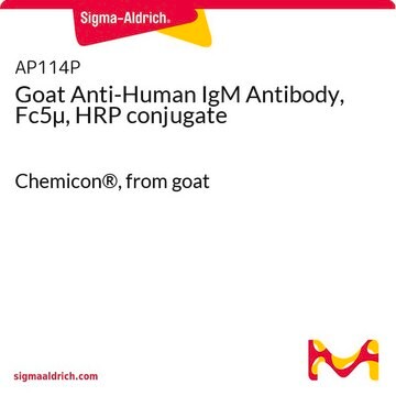 Goat Anti-Human IgM Antibody, Fc5&#181;, HRP conjugate Chemicon&#174;, from goat