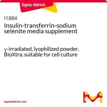 Insulin-transferrin-sodium selenite media supplement &#947;-irradiated, lyophilized powder, BioXtra, suitable for cell culture