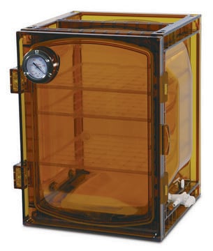 Scienceware&#174; Lab Companion&#8482; cabinet vacuum desiccator volume 35&#160;L, amber polycarbonate, pkg of 1&#160;ea