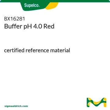 Buffer pH 4.0 Red certified reference material