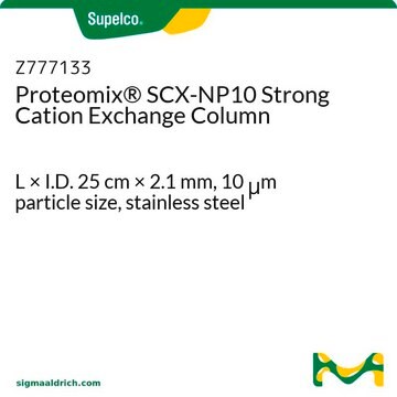 Proteomix&#174; SCX-NP10 Strong Cation Exchange Column L × I.D. 25&#160;cm × 2.1&#160;mm, 10&#160;&#956;m particle size, stainless steel