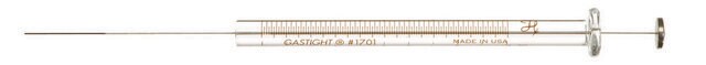 Hamilton&#174; TLC syringes 1705, volume 50&#160;&#956;L, needle size 22 ga, needle L 51&#160;mm (2&#160;in.), coated tip