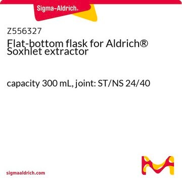 Flat-bottom flask for Aldrich&#174; Soxhlet extractor capacity 300&#160;mL, joint: ST/NS 24/40