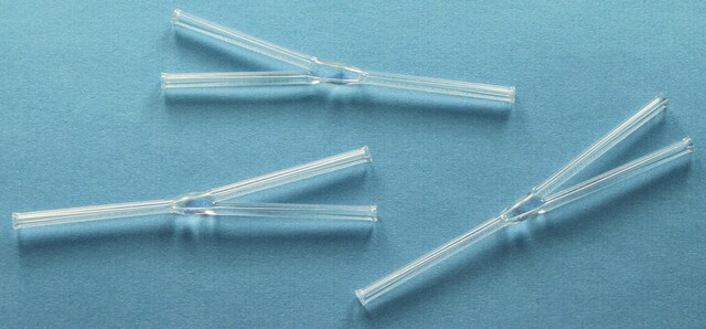 "Y" GlasSeal Connector, Fused Silica pkg of 3&#160;ea