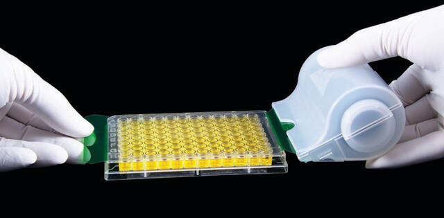 SealMate&#8482; system for adhesive microplate-sealing films AeraSeal&#8482; rolls, sterile