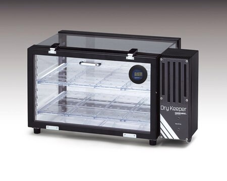 SP Bel-Art&#174; Dry-Keeper PVC Horizontal Auto-Desiccator Cabinet internal volume 2&#160;ft3, AC/DC input 120 V, PVC