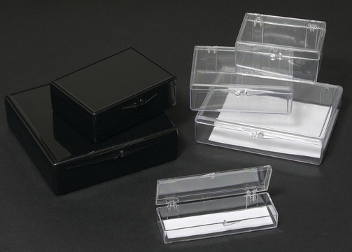 Western Blot Box clear, size 8.9&#160;cm × 6.5&#160;cm × 2.5&#160;cm, pk of 5