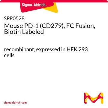 Mouse PD-1 (CD279), FC Fusion, Biotin Labeled recombinant, expressed in HEK 293 cells