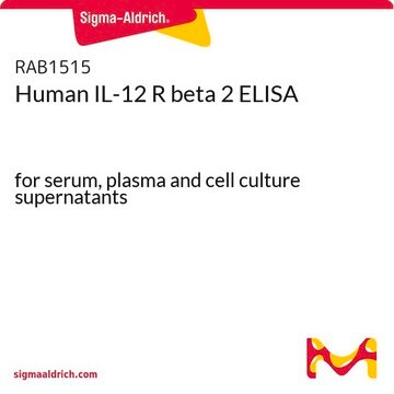 Human IL-12 R beta 2 ELISA for serum, plasma and cell culture supernatants