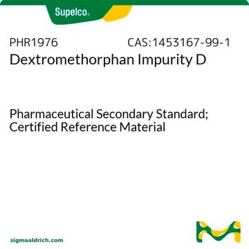 Dextromethorphan Impurity D Pharmaceutical Secondary Standard; Certified Reference Material