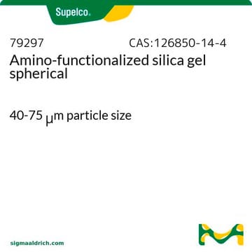 Amino-functionalized silica gel spherical 40-75&#160;&#956;m particle size