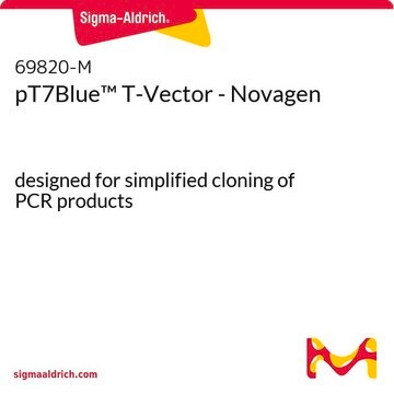 pT7Blue&#8482; T-Vector - Novagen designed for simplified cloning of PCR products