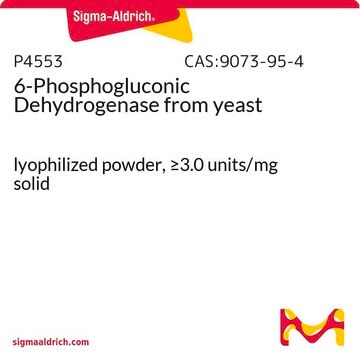 6-Phosphogluconic Dehydrogenase from yeast lyophilized powder, &#8805;3.0&#160;units/mg solid