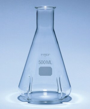 Pyrex&#174; Erlenmeyer flask, narrow neck baffled capacity 1,000&#160;mL