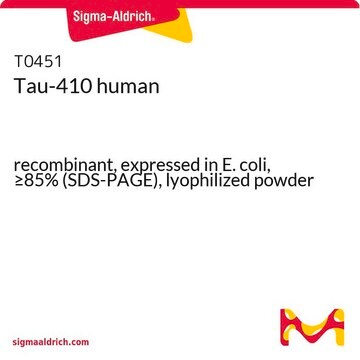 Tau-410 human recombinant, expressed in E. coli, &#8805;85% (SDS-PAGE), lyophilized powder