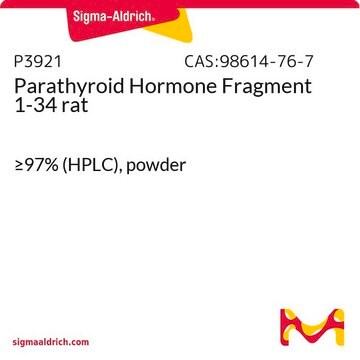 副甲状腺ホルモンフラグメント 1-34 ラット &#8805;97% (HPLC), powder