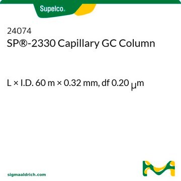 SP&#174;-2330 Capillary GC Column L × I.D. 60&#160;m × 0.32&#160;mm, df 0.20&#160;&#956;m