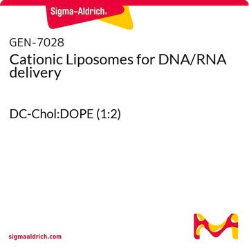 Cationic Liposomes for DNA/RNA delivery DC-Chol:DOPE (1:2)