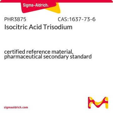 Isocitric Acid Trisodium certified reference material, pharmaceutical secondary standard