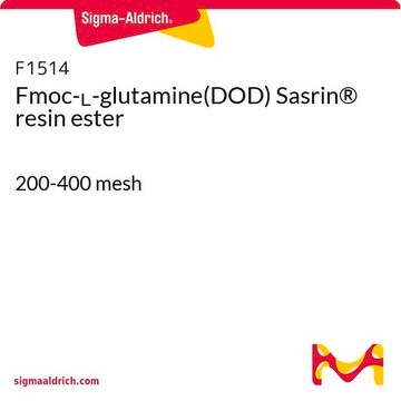 Fmoc-L-glutamine(DOD) Sasrin&#174; resin ester 200-400&#160;mesh