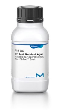 OF Test Nutrient Agar suitable for microbiology, NutriSelect&#174; Basic