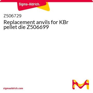 Replacement anvils for KBr pellet die Z506699