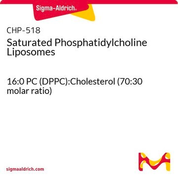 Saturated Phosphatidylcholine Liposomes 16:0 PC (DPPC):Cholesterol (70:30 molar ratio)