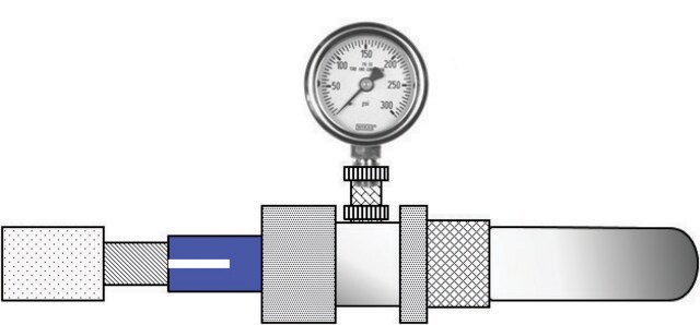 Q-Tube&#8482; Pressure Monitor 35 SS, pack of 1&#160;ea