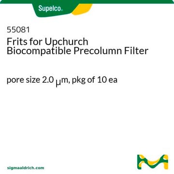 Frits for Upchurch Biocompatible Precolumn Filter pore size 2.0&#160;&#956;m, pkg of 10&#160;ea