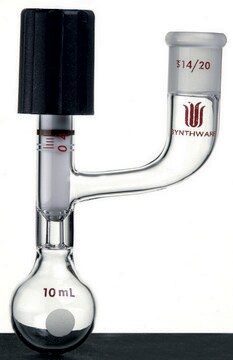 Synthware&#8482; storage flask with standard taper side arm capacity 500&#160;mL, joint: ST/NS 24/40, valve size 0-8&#160;mm