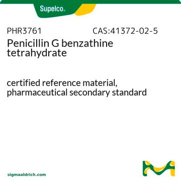 Penicillin G benzathine tetrahydrate reference material, pharmaceutical secondary standard