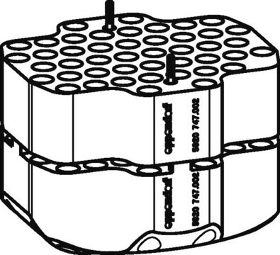 Adapter for Eppendorf&#174; S-4x Universal Large Rotor capacity, 92 x 1.5/2.0 mL tube, pack of 2