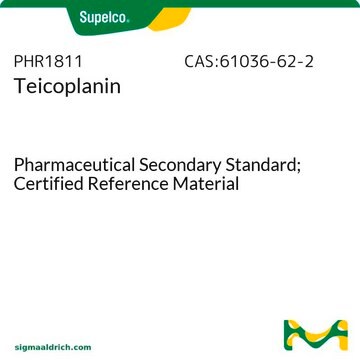 Teicoplanin Pharmaceutical Secondary Standard; Certified Reference Material