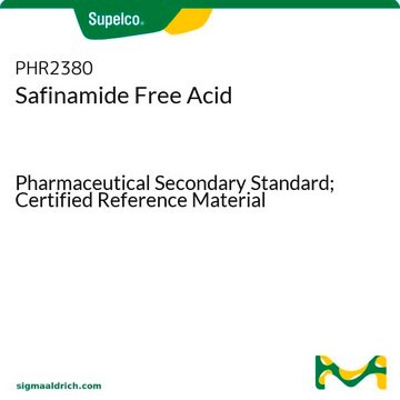 Safinamide Free Acid Pharmaceutical Secondary Standard; Certified Reference Material