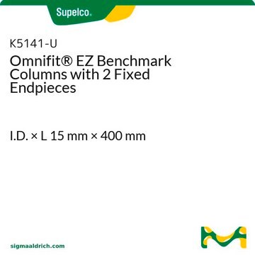 Omnifit&#174; EZ Benchmark Columns with 2 Fixed Endpieces I.D. × L 15&#160;mm × 400&#160;mm