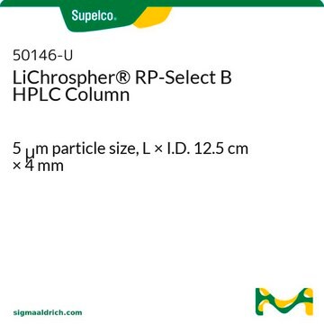 LiChrospher&#174; RP-Select B HPLC Column 5&#160;&#956;m particle size, L × I.D. 12.5&#160;cm × 4&#160;mm